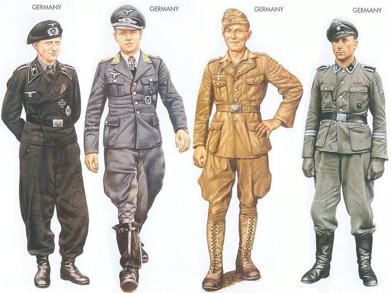 Uniformes - segunda guerra mundial